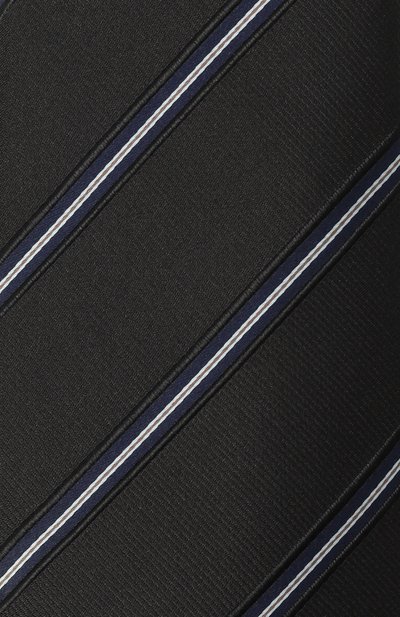 Галстук из шелка и хлопка GIORGIO ARMANI, арт. GM000800/TE16570, фото 4