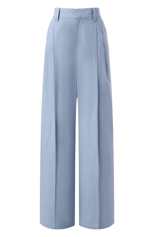 Хлопковые брюки Brunello Cucinelli M0F79P8853 Голубой M0F79P8853