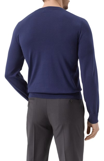 Хлопковый джемпер BRUNELLO CUCINELLI, арт. M2900100, фото 4