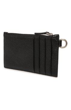 Мужской кожаный футляр для кредитных карт BALENCIAGA черного цвета, арт. 594548/1IZI31090 | Фото 2 (Материал: Натуральная кожа; Нос: Не проставлено; Материал сплава: Проставлено)