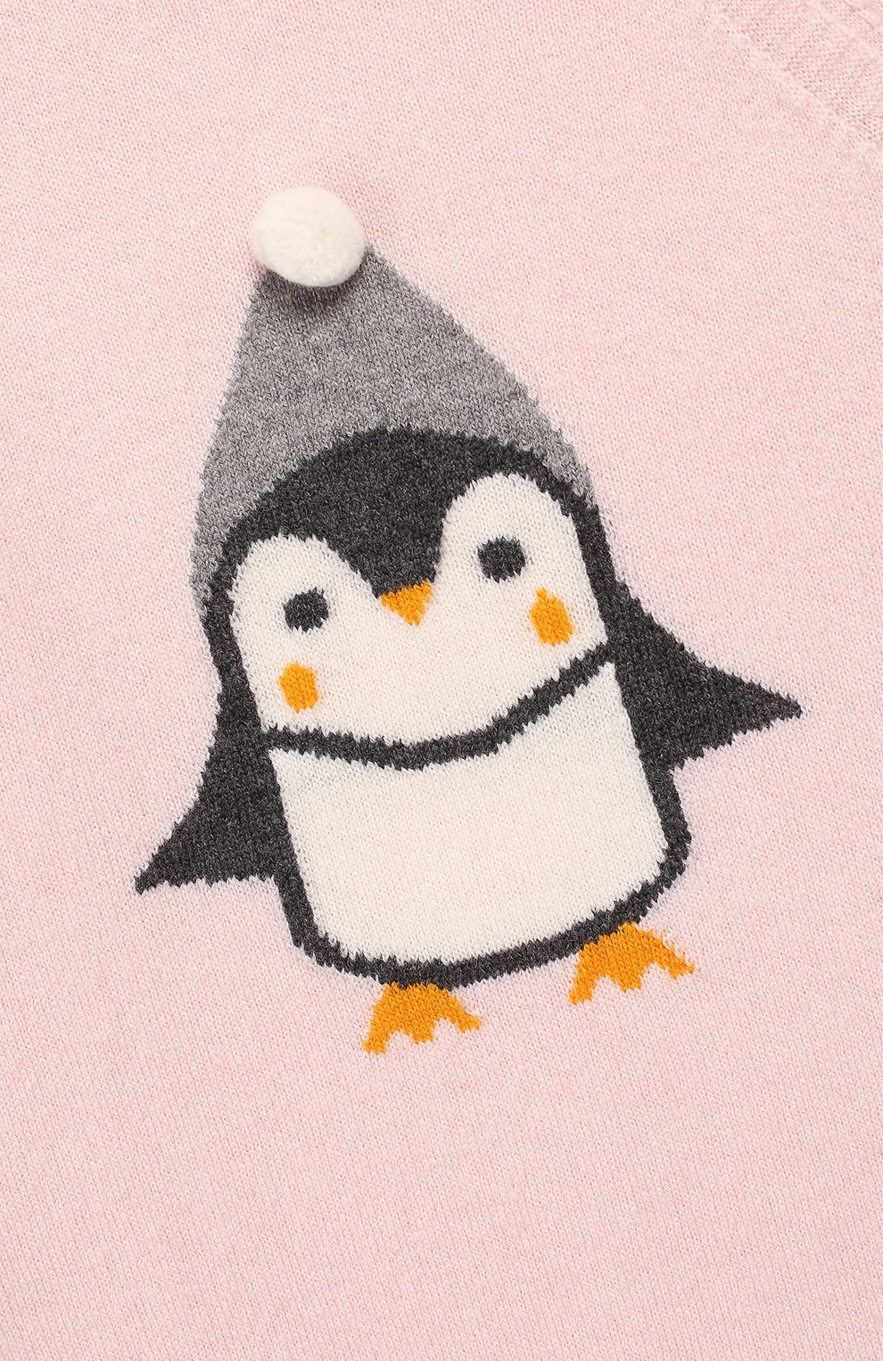 Комбинезон из шерсти и кашемира BABY T светло-розового цвета по цене 11900 руб., арт. 19AI141T/18M-2A, фото 3 Комбинезон из шерсти и кашемира BABY T, арт. 19AI141T/18M-2A, фото 3