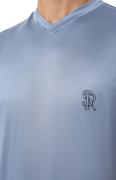 Хлопковая футболка STEFANO RICCI, арт. MNH3202410/TE0001, фото 5