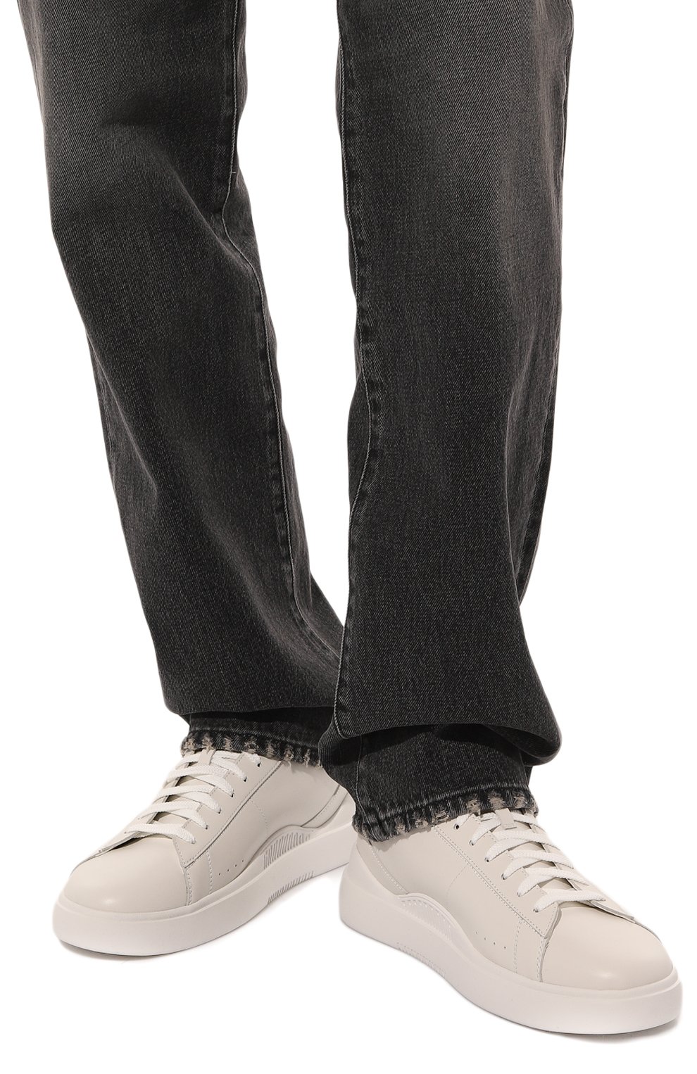 Кожаные кеды HUGO, арт. 50493151, фото 3