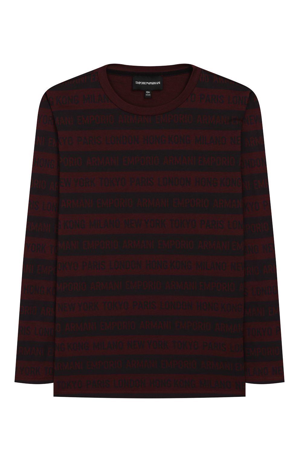 Хлопковый лонгслив EMPORIO ARMANI, арт. 6G4TE4/4J09Z, фото 1