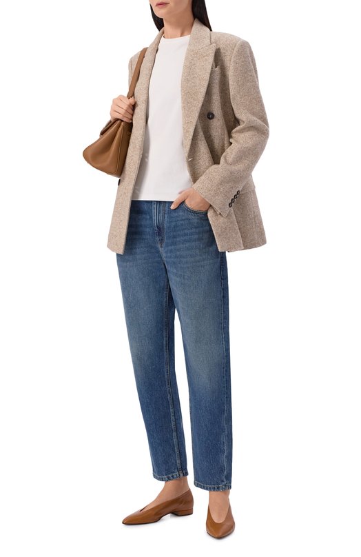 Хлопковая футболка Loro Piana FA05498 Белый  FA05498 Фото 2