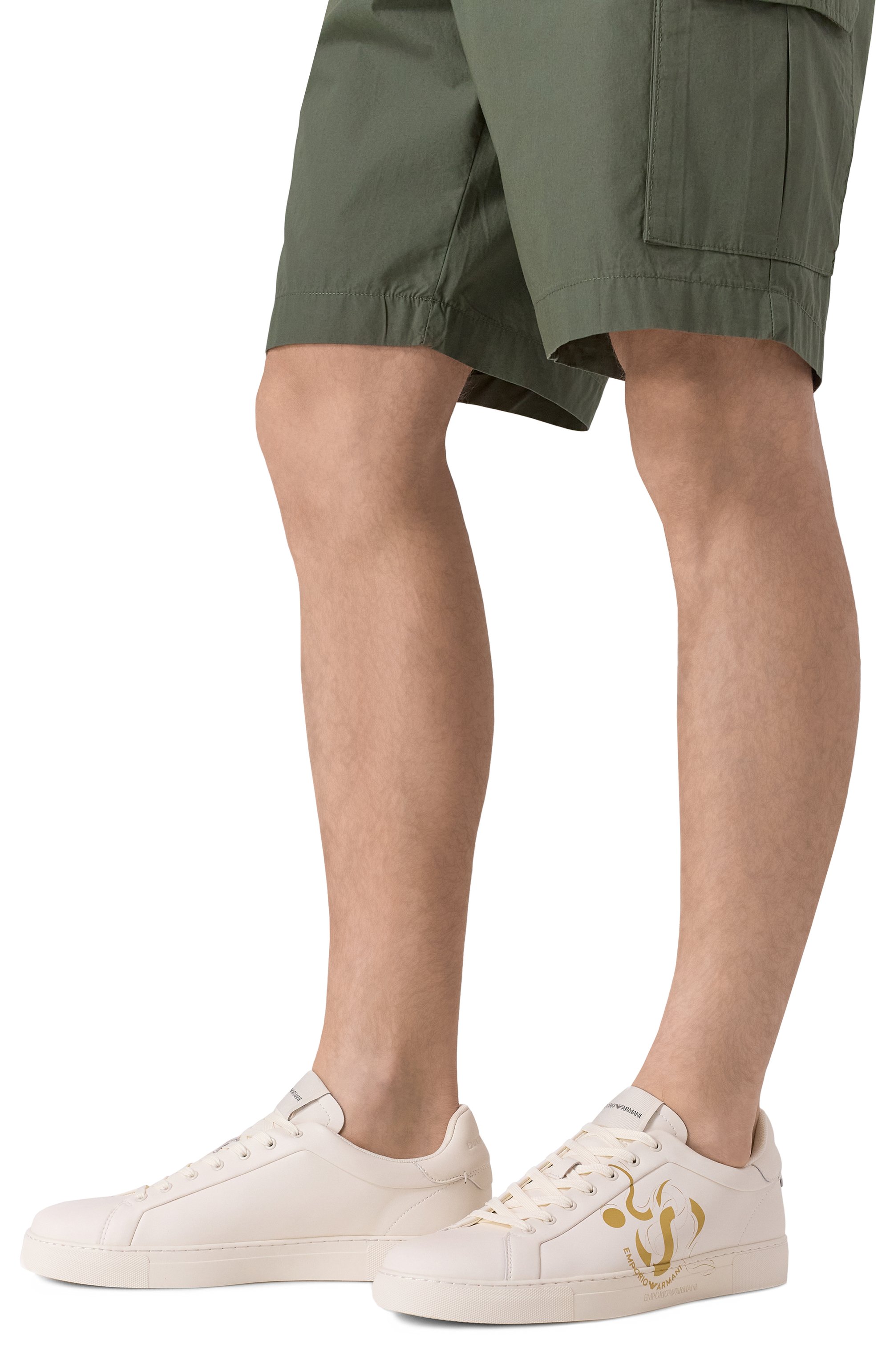 Кожаные кеды EMPORIO ARMANI, арт. EM000220/AF13982, фото 3