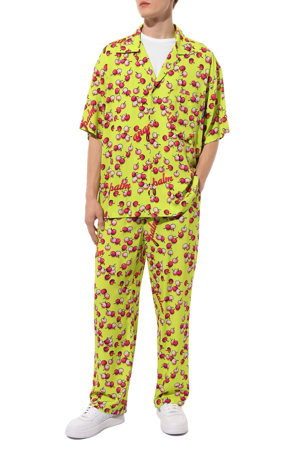 Брюки из вискозы PALM ANGELS, арт. PMCA111F24FAB002, фото 2