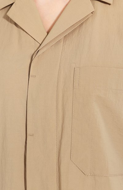 Рубашка LOW CLASSIC хаки цвета по цене 23250 руб., арт. L0W20SS_SH06KK, фото 5 Рубашка LOW CLASSIC, арт. L0W20SS_SH06KK, фото 5
