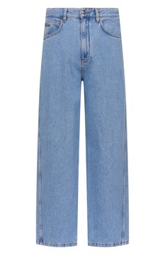 Мужские джинсы EMPORIO ARMANI синего цвета, арт. EM001705/AF13269 | Фото 1 (Материал внешний: Хлопок, Деним; Длина (брюки, джинсы): Стандартные; Стили: Повседневный; Кросс-КТ: Деним; Силуэт М (брюки): Широкие)