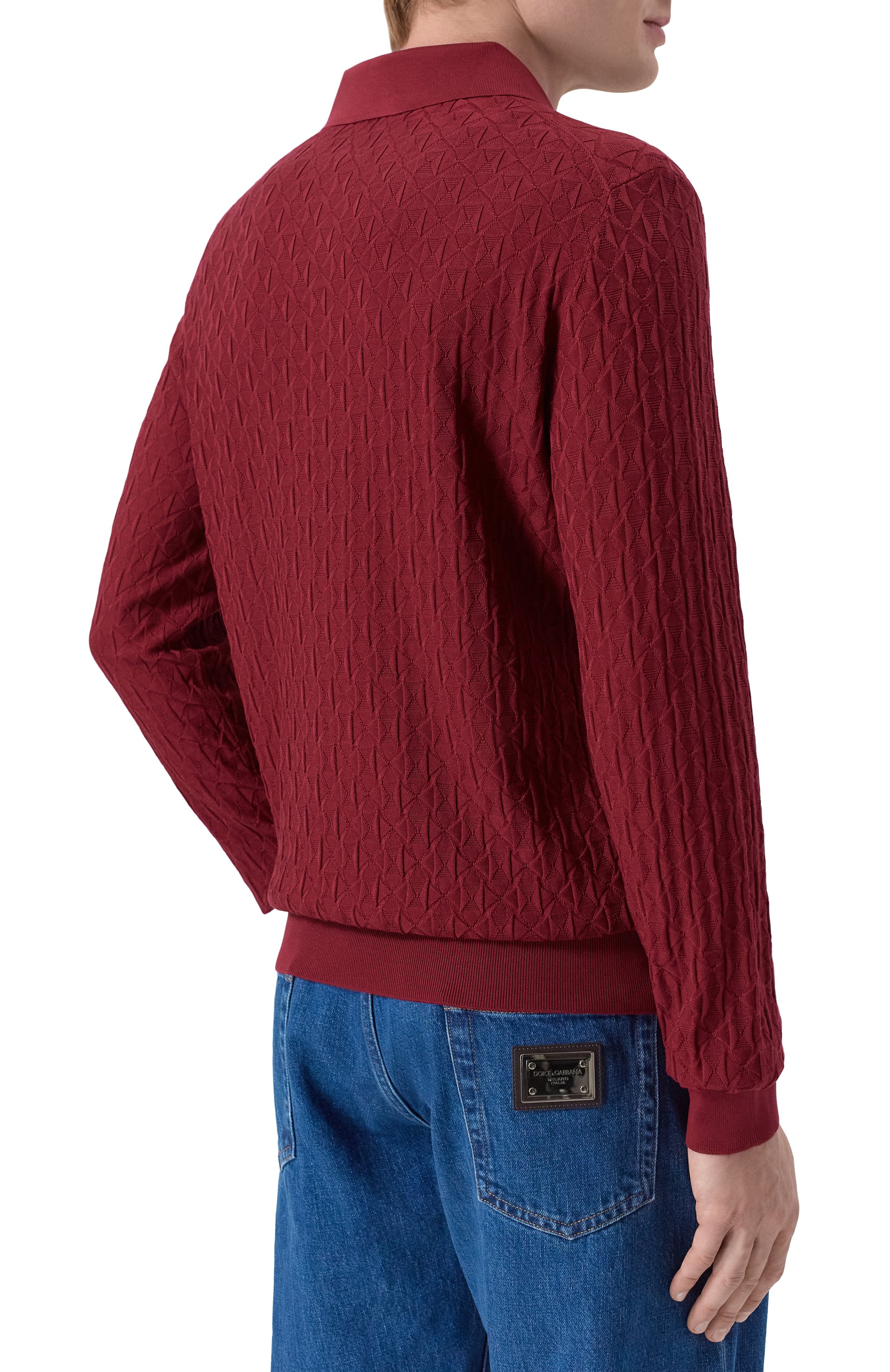 Шелковое поло DOLCE & GABBANA, арт. GXZ25Z/JBS0E, фото 4