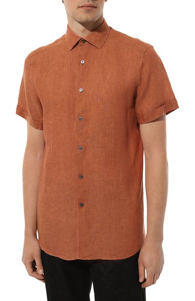 Льняная рубашка ZEGNA, арт. UDX38A7/SCF5, фото 3