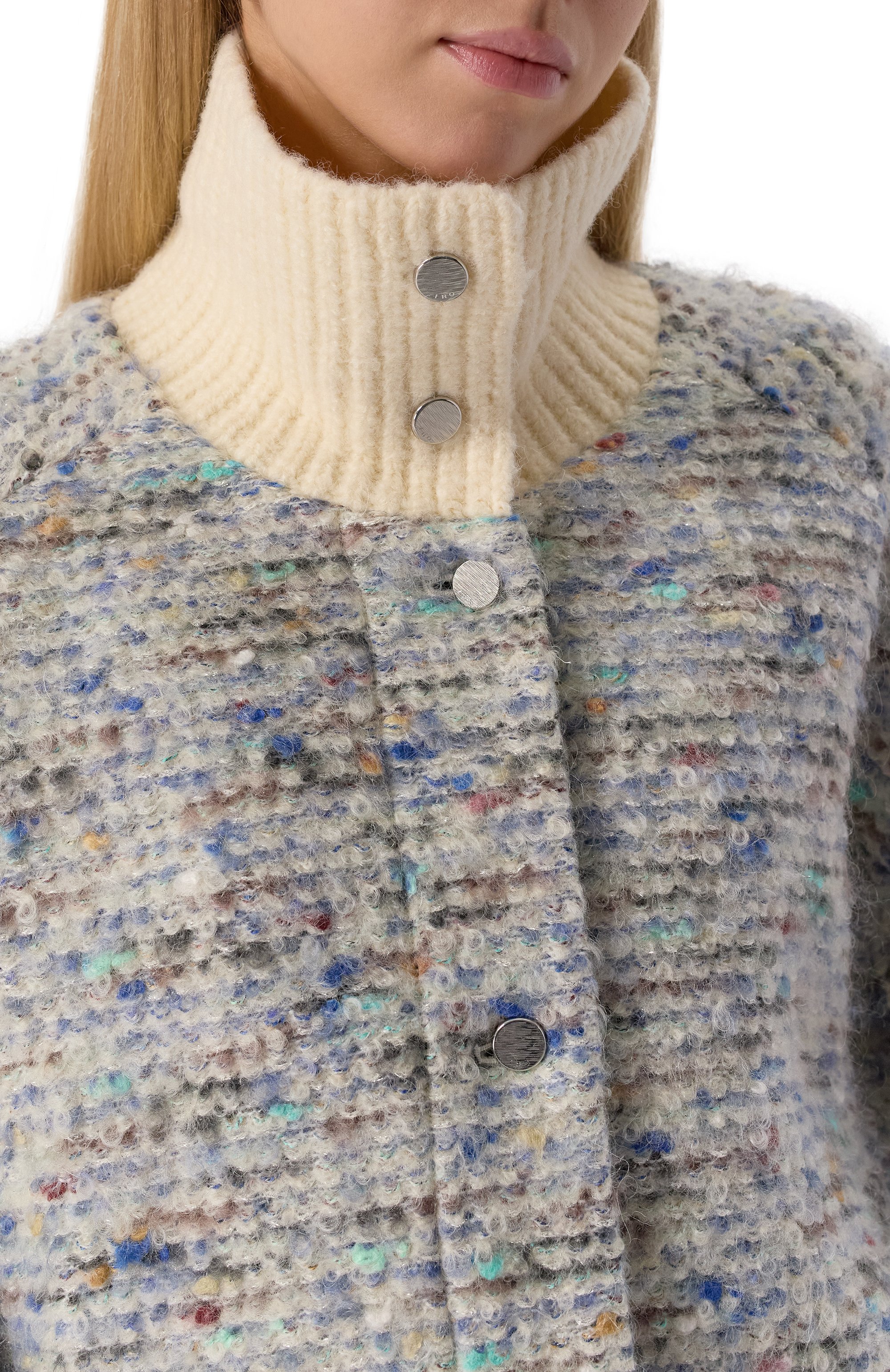 Твидовый бомбер IRO, арт. WP137SIM0NE, фото 5