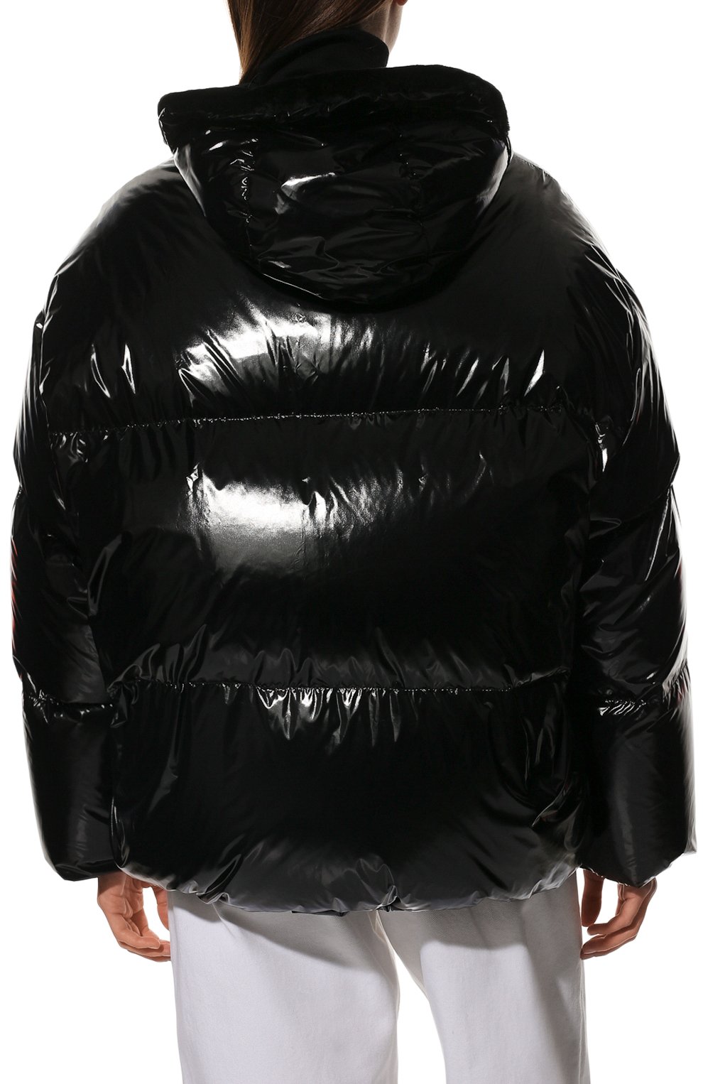 Пуховик PRADA черного цвета по цене 425000 руб., арт. 291974-1ZAH-F0002-212, фото 4 Пуховик PRADA, арт. 291974-1ZAH-F0002-212, фото 4