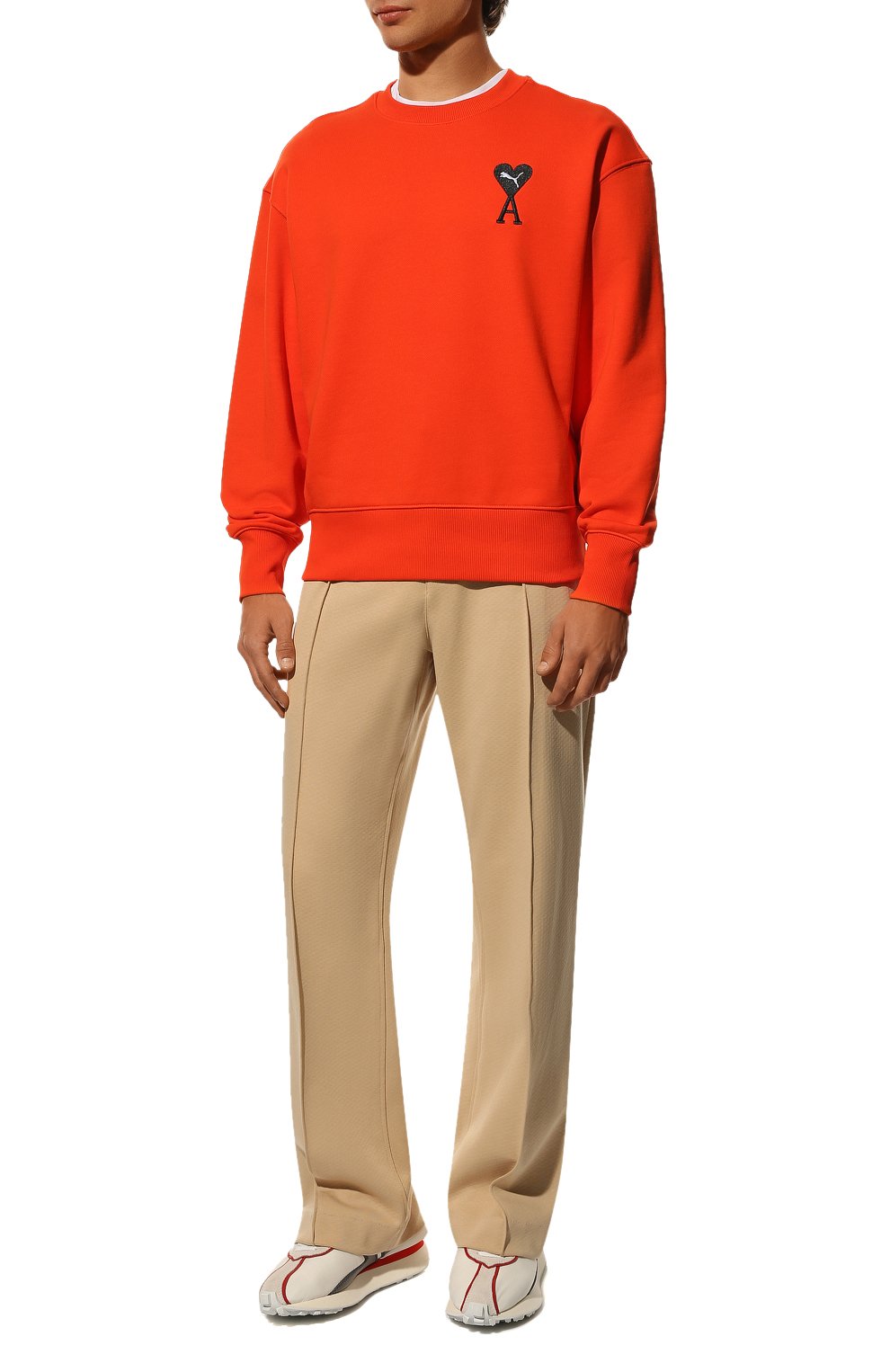 Хлопковый свитшот puma x ami PUMA, арт. 53411195, фото 2