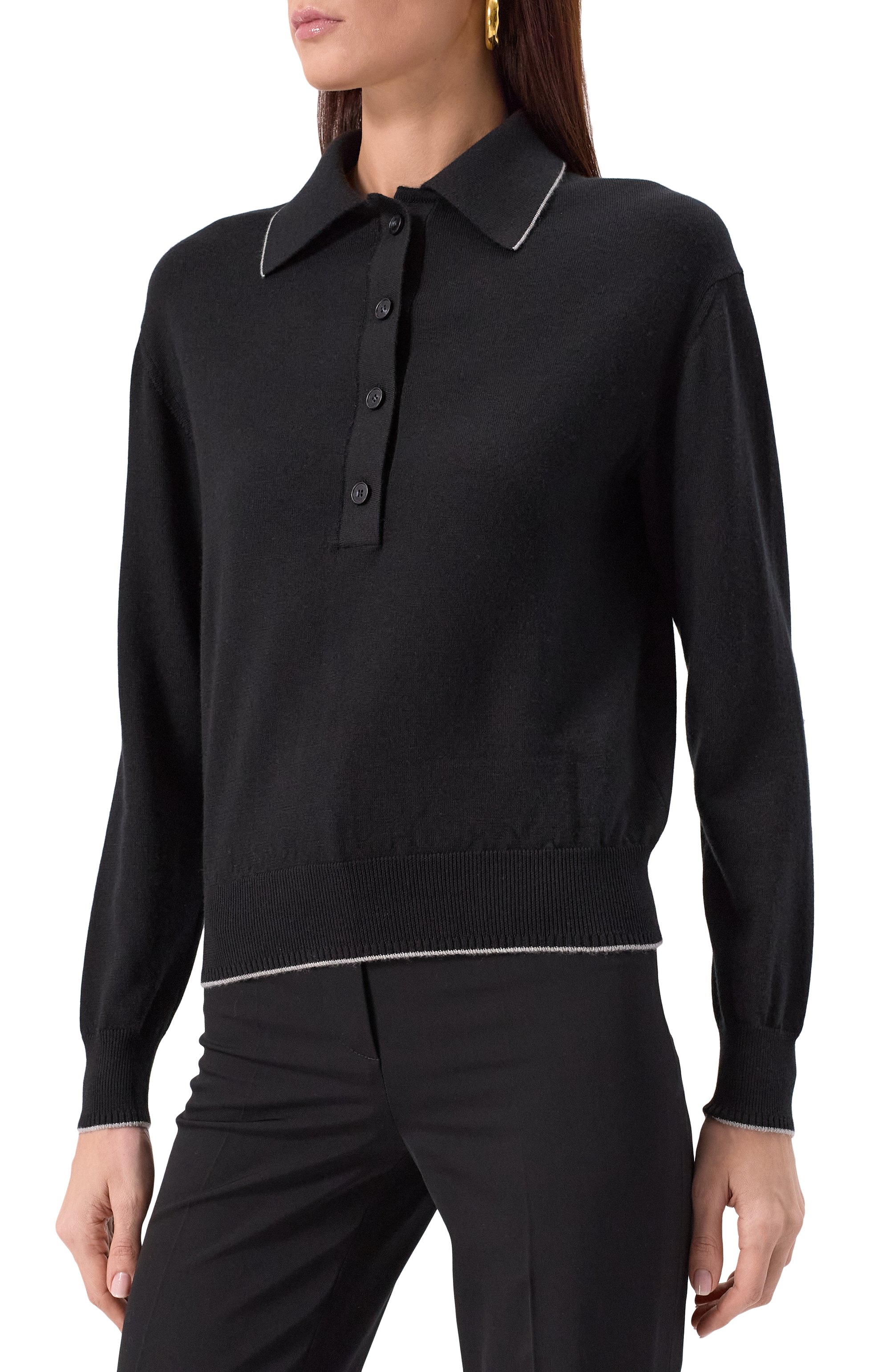 Кашемировое поло FREEAGE, арт. S25.JM094.3000.900, фото 3