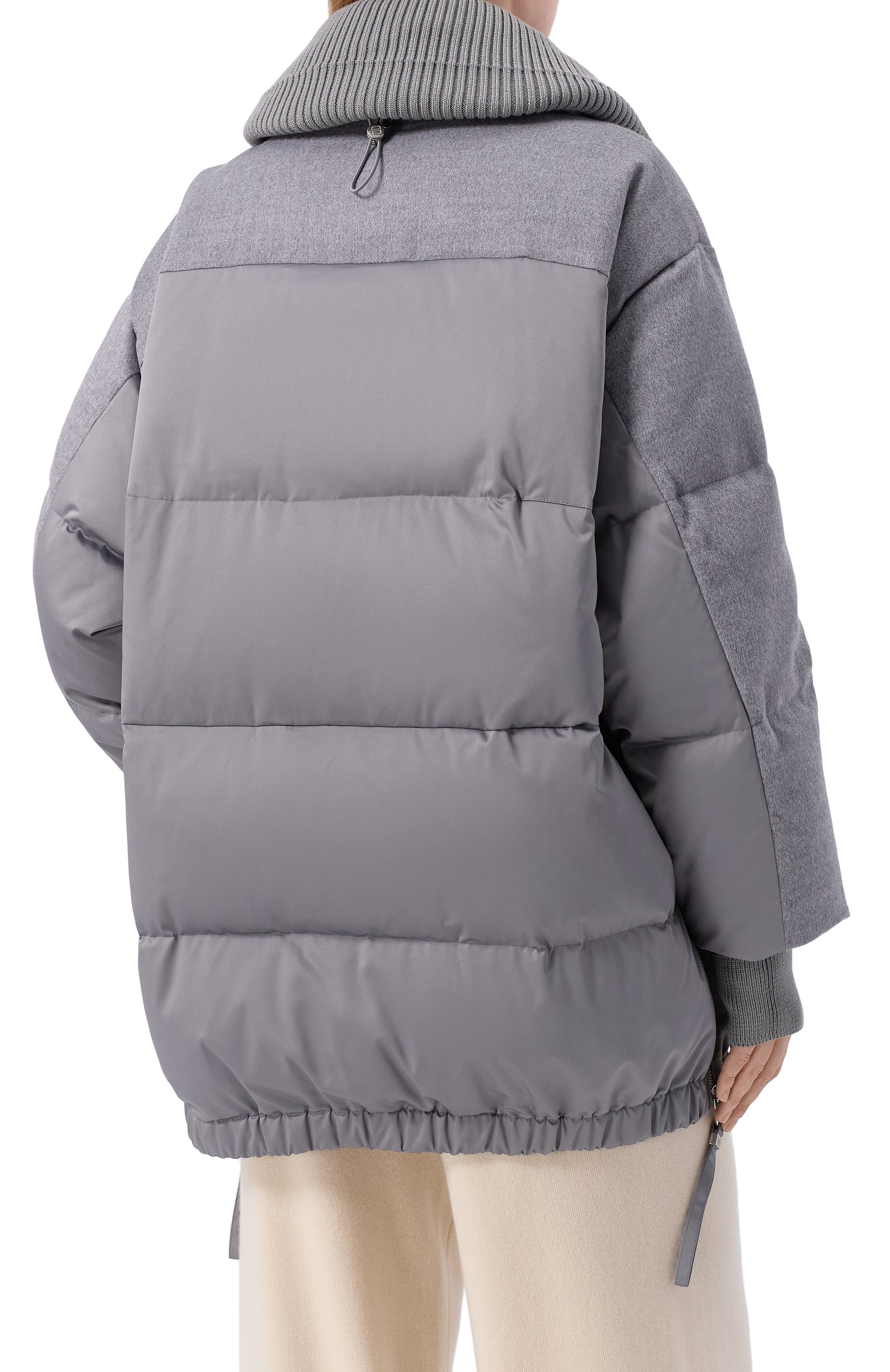 Комбинированный пуховик DUNO, арт. BLANCA/PRAT0 MESTRE, фото 4