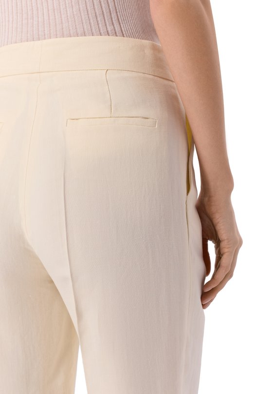 Шорты из вискозы и льна Antonelli Firenze Q8865/935 Кремовый  Q8865/935 Фото 5