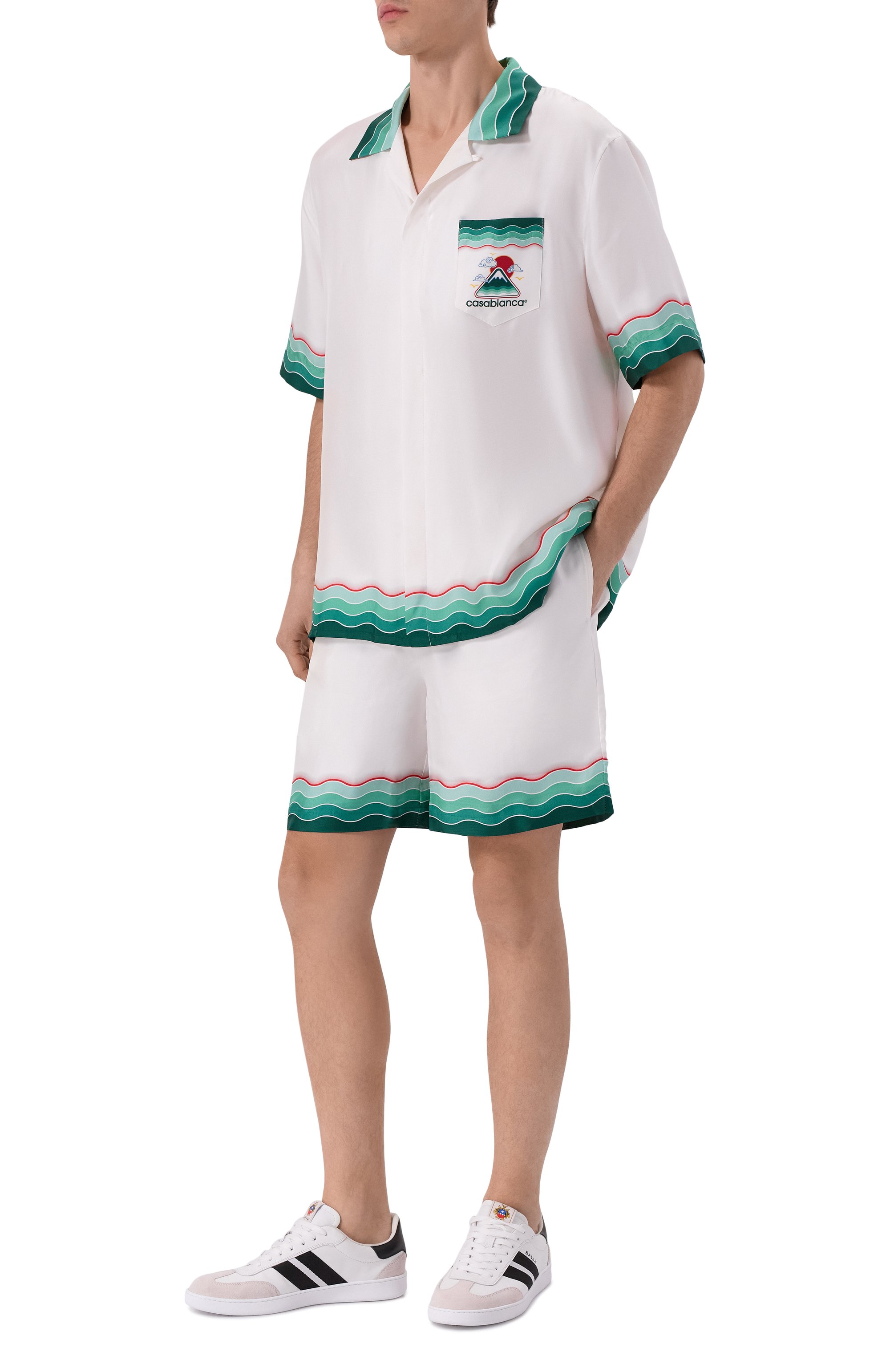 Шелковая рубашка CASABLANCA, арт. MPF25-SH-003-05, фото 2