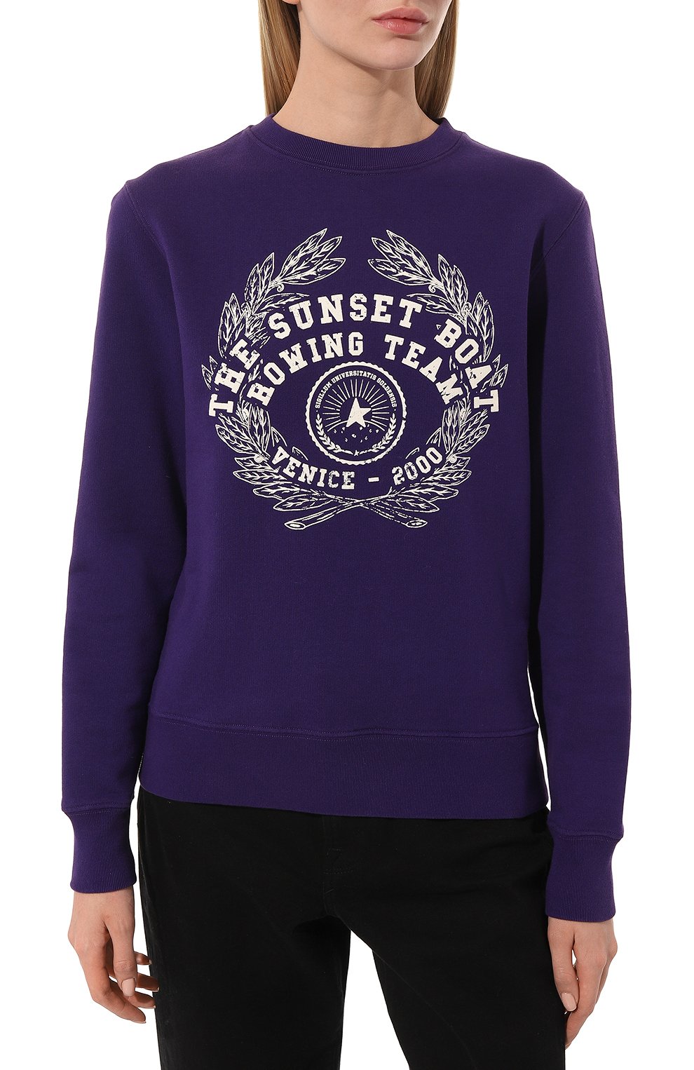 Хлопковый свитшот GOLDEN GOOSE DELUXE BRAND, арт. GWP01223/P00079845382, фото 3