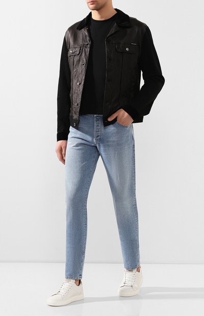 Комбинированная куртка DOLCE & GABBANA, арт. G9RG0D/G8BU3, фото 2