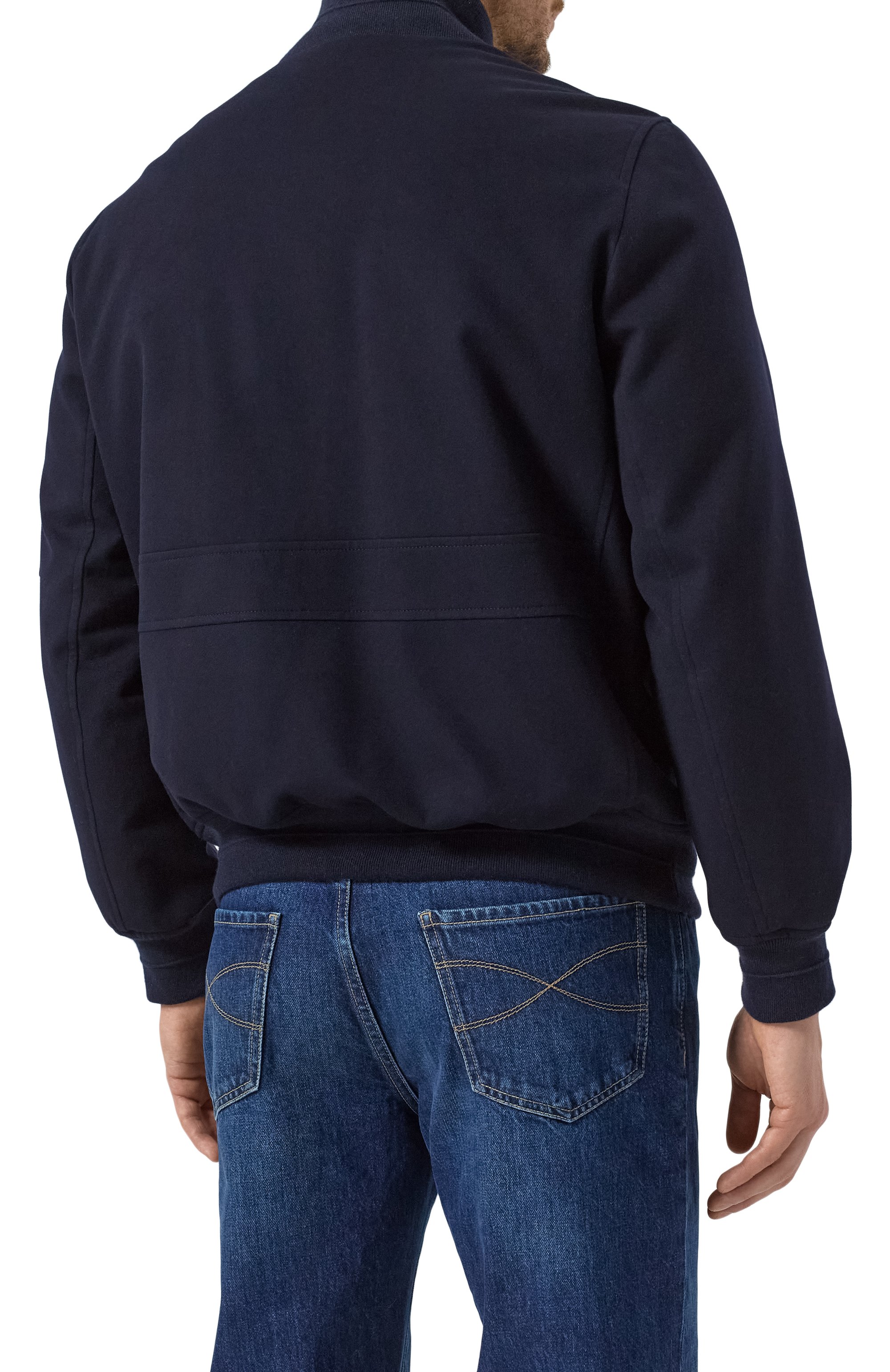 Шерстяной бомбер BRUNELLO CUCINELLI, арт. MM4636474, фото 4