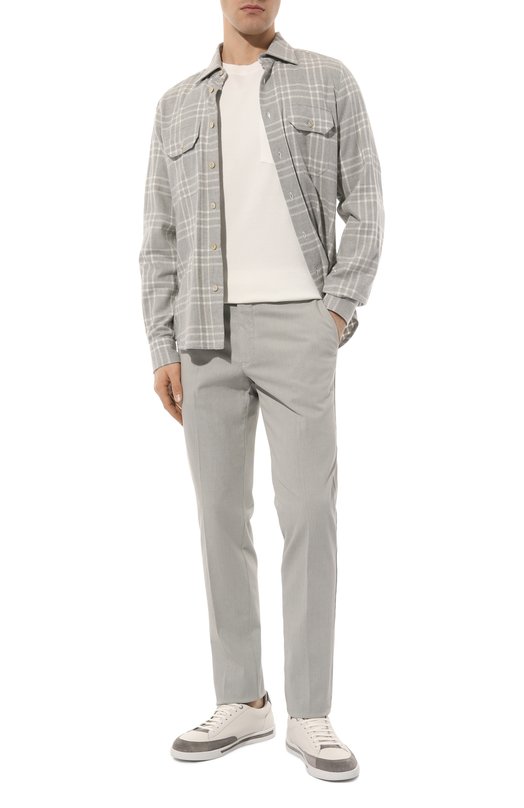 Хлопковая футболка Brunello Cucinelli MW8397197 Белый  MW8397197 Фото 2