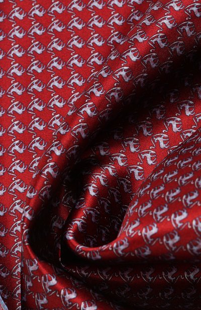 Шелковый платок CORNELIANI красного цвета по цене 7995 руб., арт. 85UF27-0120396/00, фото 2 Шелковый платок CORNELIANI, арт. 85UF27-0120396/00, фото 2