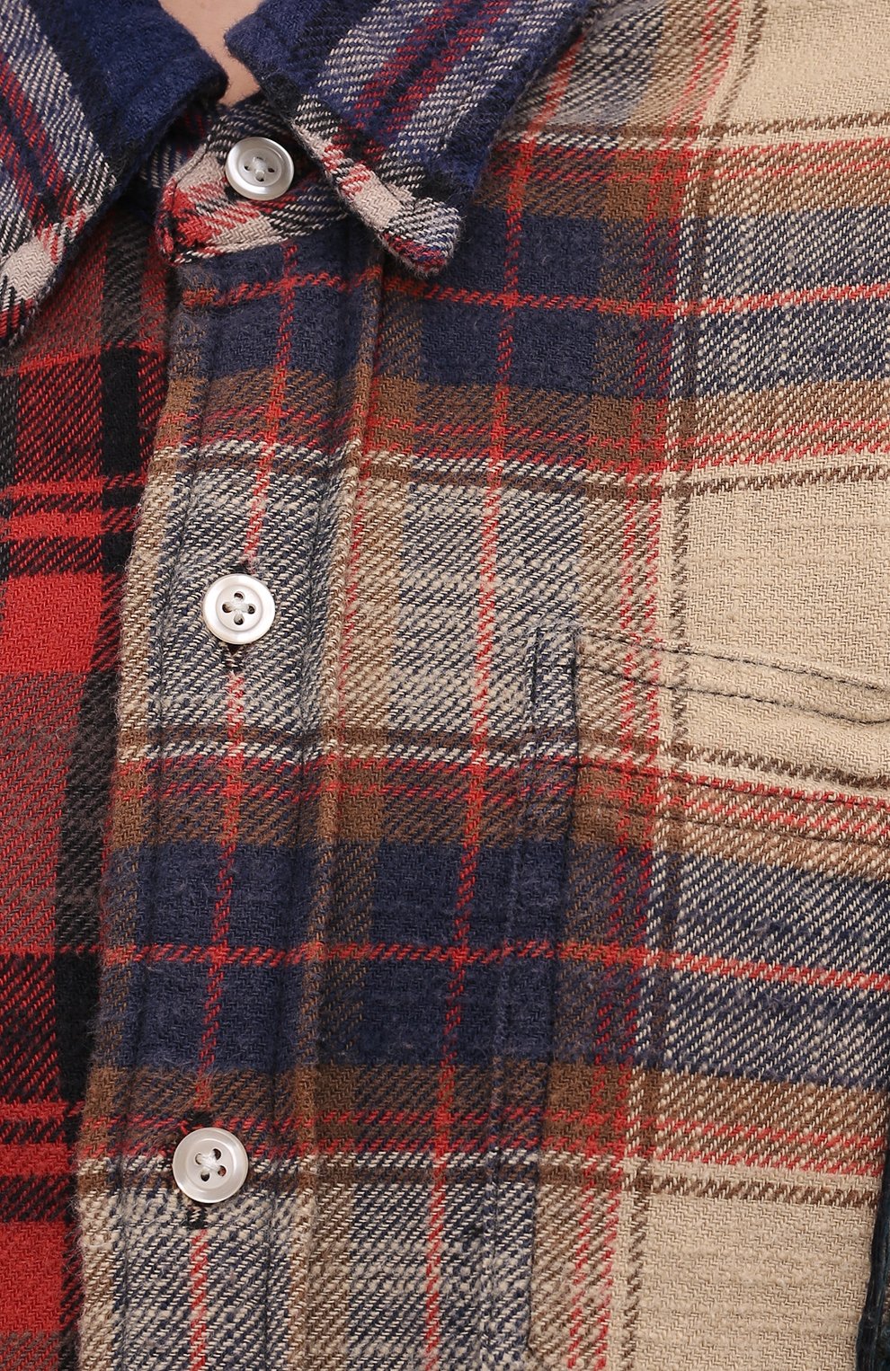 Хлопковая рубашка R13, арт. R13WR024-R029B, фото 5