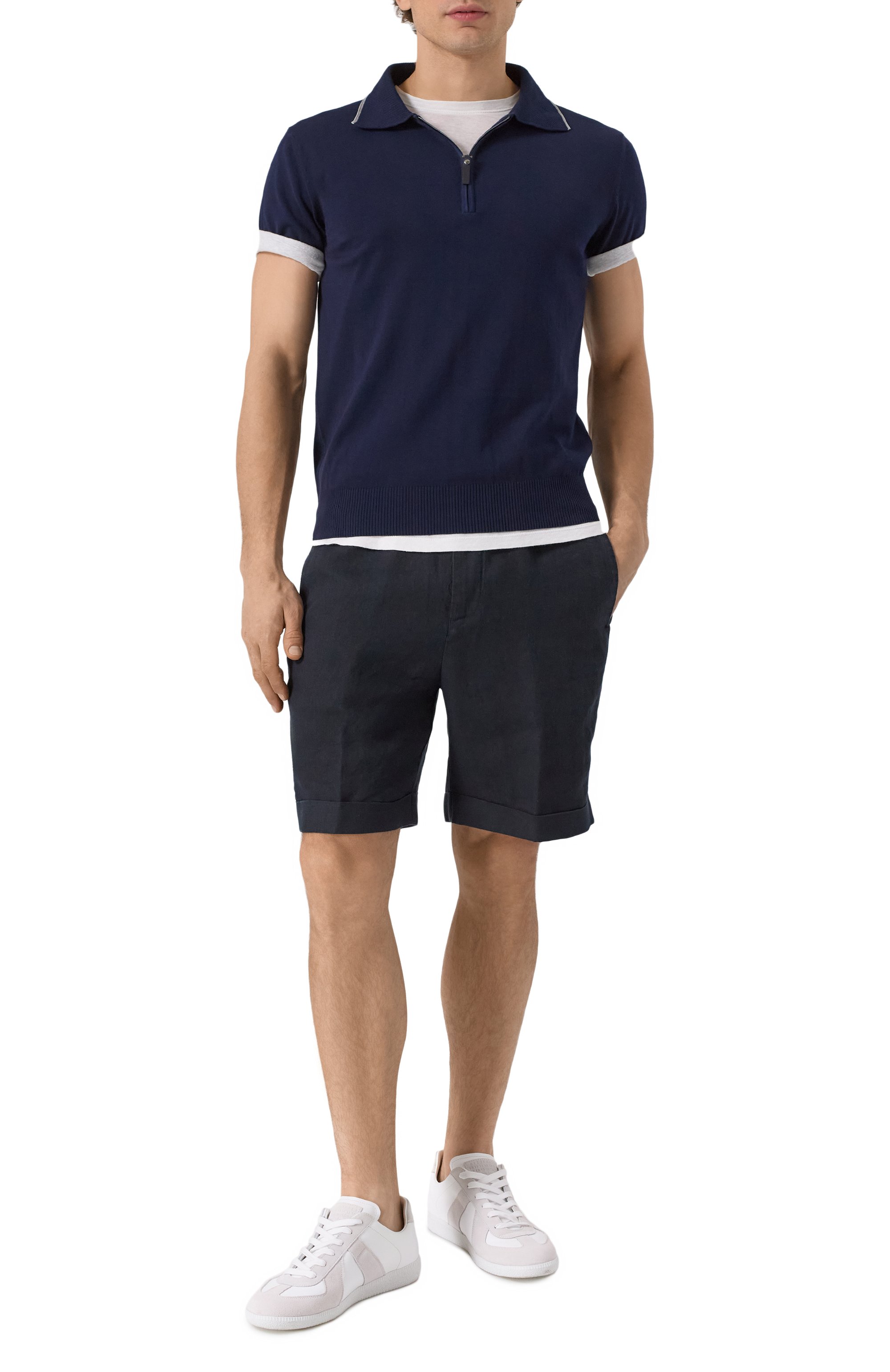 Льняные шорты CANALI, арт. 95606/SG03202, фото 2