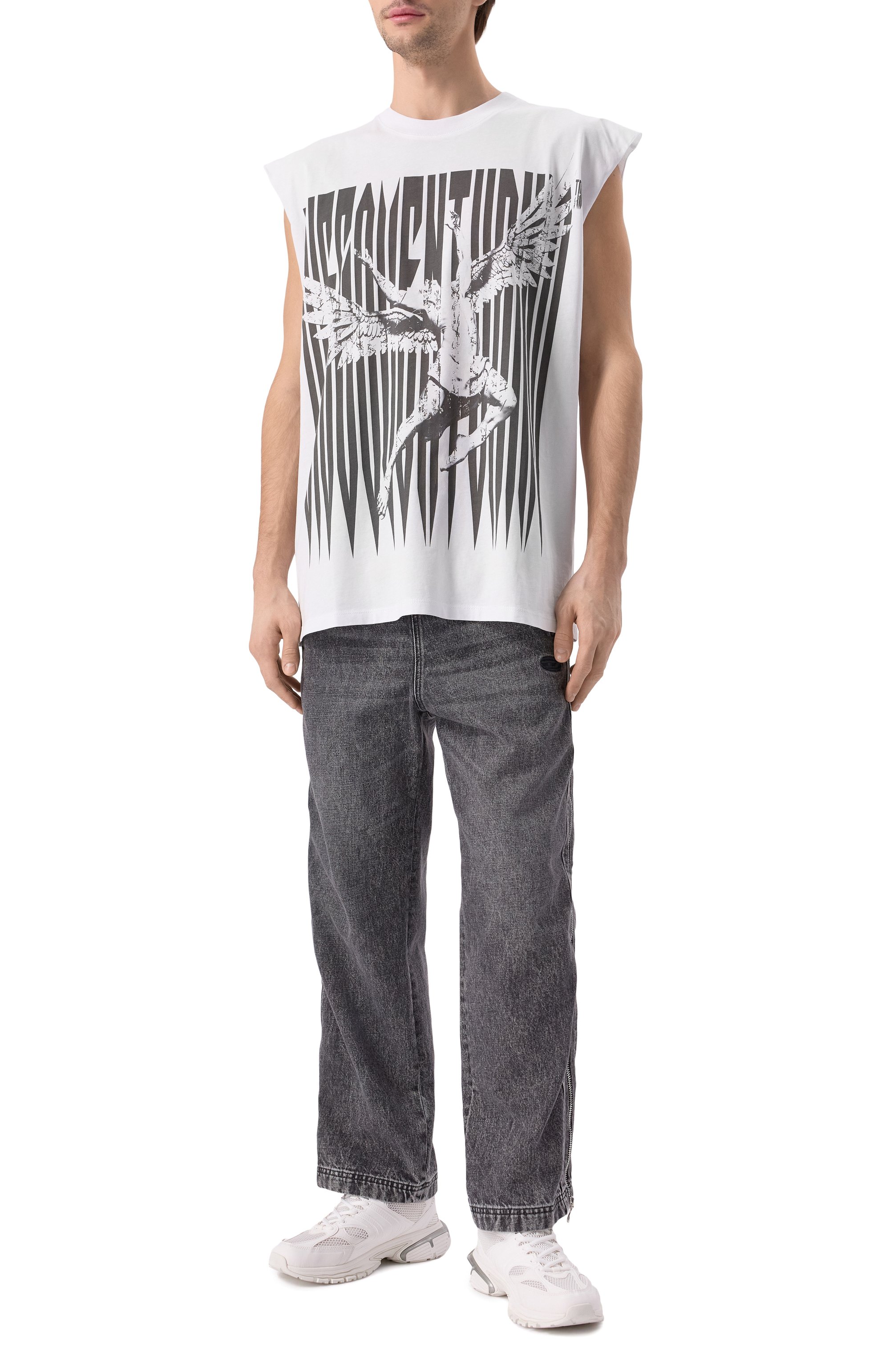 Хлопковая майка DIEGO VENTURINO, арт. DVTSSMDVI, фото 2