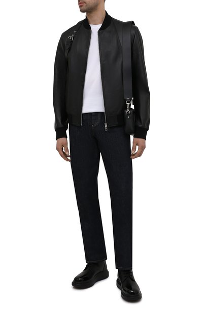 Кожаный бомбер ALEXANDER MCQUEEN, арт. 663558/Q5HVH, фото 2