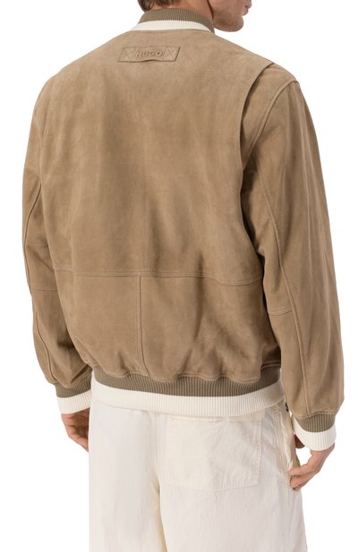 Замшевый бомбер HUGO, арт. 50534326, фото 4