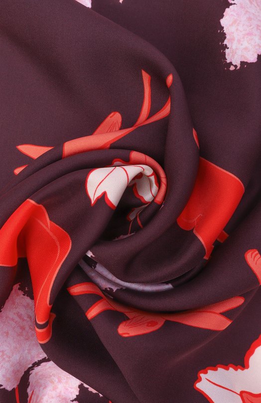 Шелковый платок Petitjean Paris 7C28 Бордовый  7C28 Фото 4