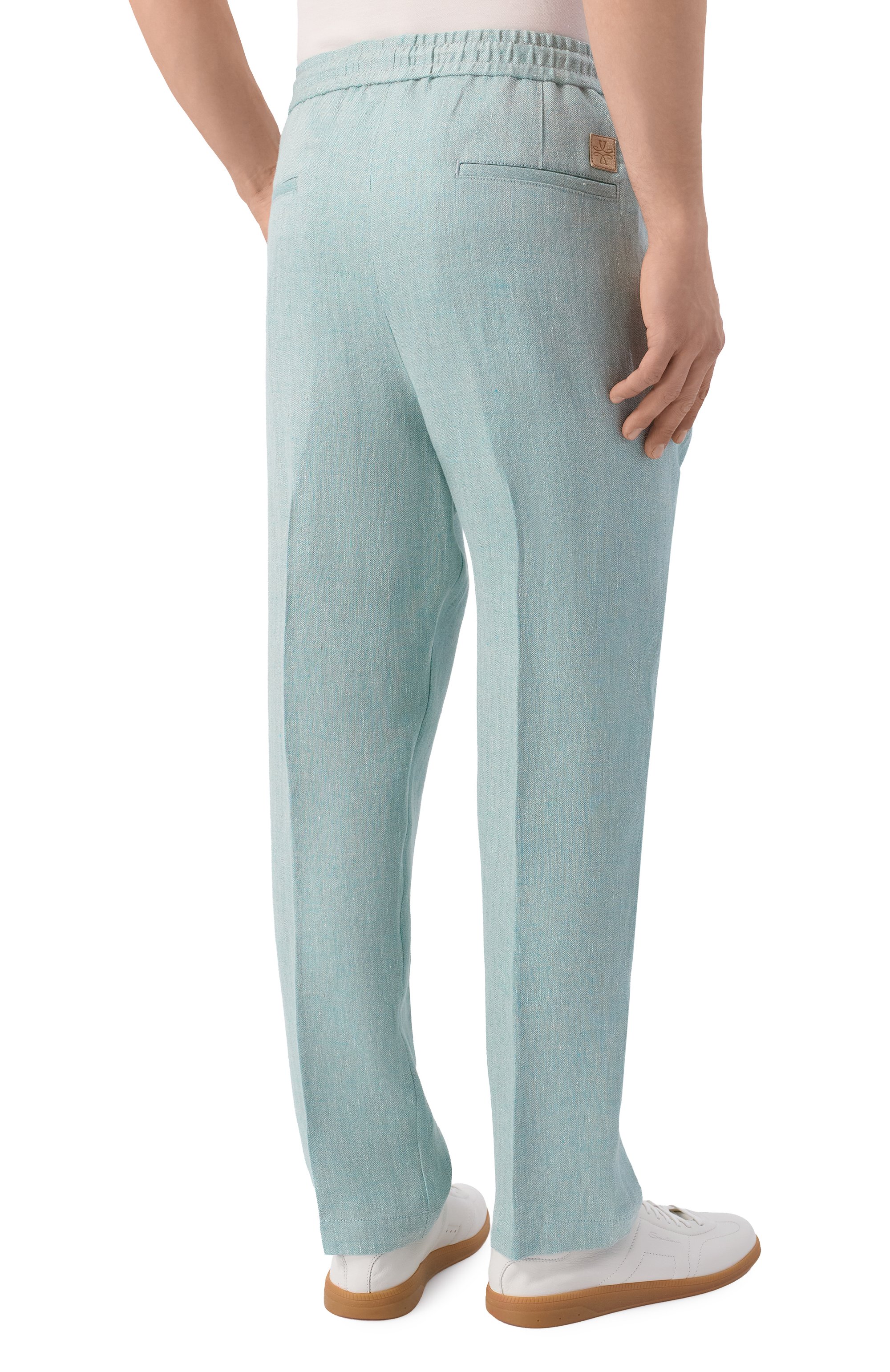 Льняные брюки JACOB COHEN, арт. JUR_PR017 001 T861A RW, фото 4