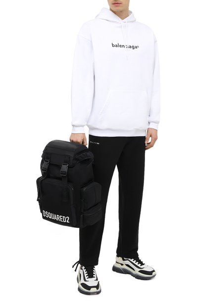 Текстильный рюкзак DSQUARED2 черного цвета по цене 81900 руб., арт. BPM0049 11702365, фото 2 Текстильный рюкзак DSQUARED2, арт. BPM0049 11702365, фото 2