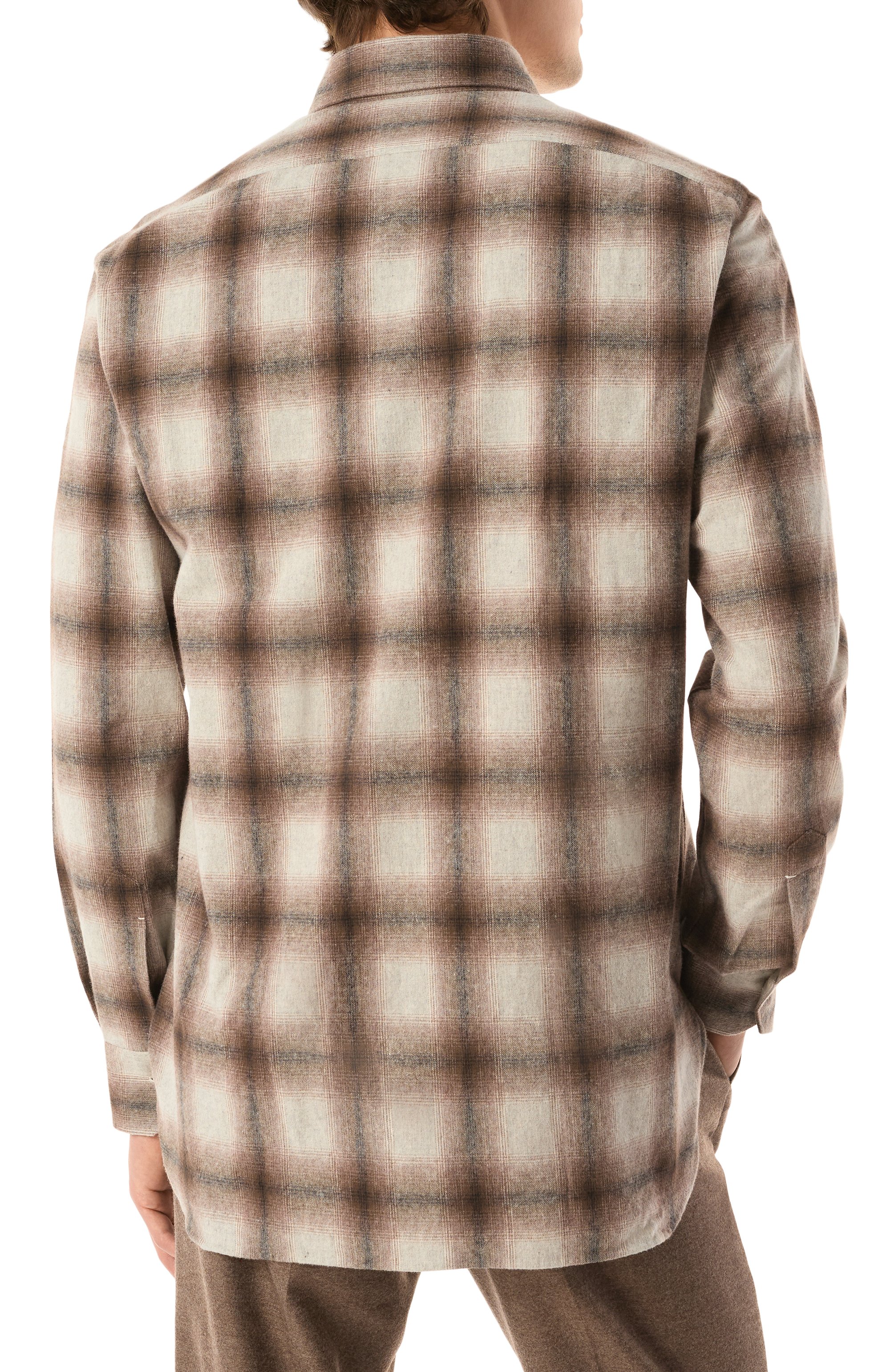 Хлопковая рубашка KITON, арт. UCIH0903402, фото 4