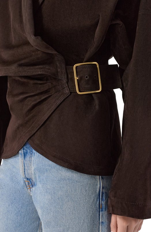 Замшевая куртка Darkpark WJA10/LTS02 Коричневый  WJA10/LTS02 Фото 5