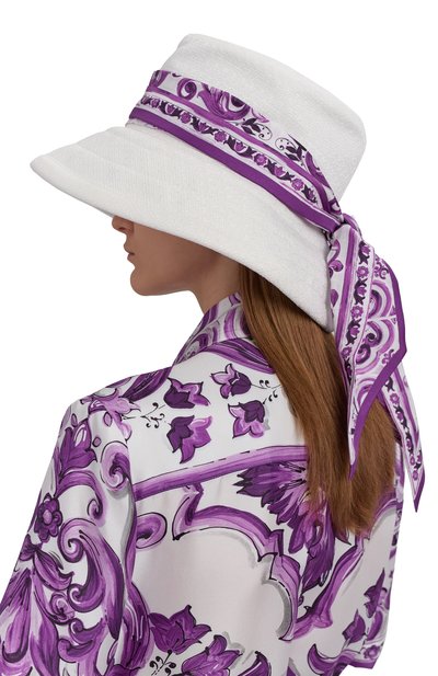 Панама из хлопка и шелка DOLCE & GABBANA, арт. FH671A/FU9AU, фото 2