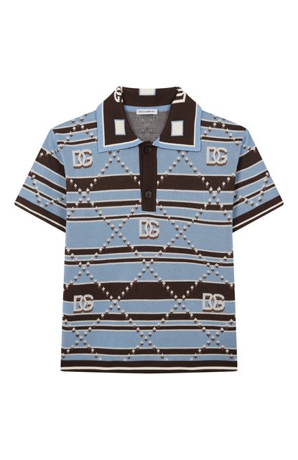 Хлопковое поло DOLCE & GABBANA, арт. L4KWH4/JBCHG/8-12+
