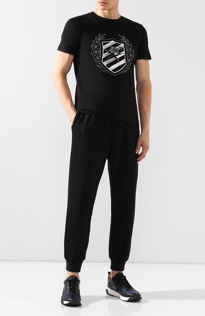 Кожаные кроссовки BOSS, арт. 50407528, фото 2