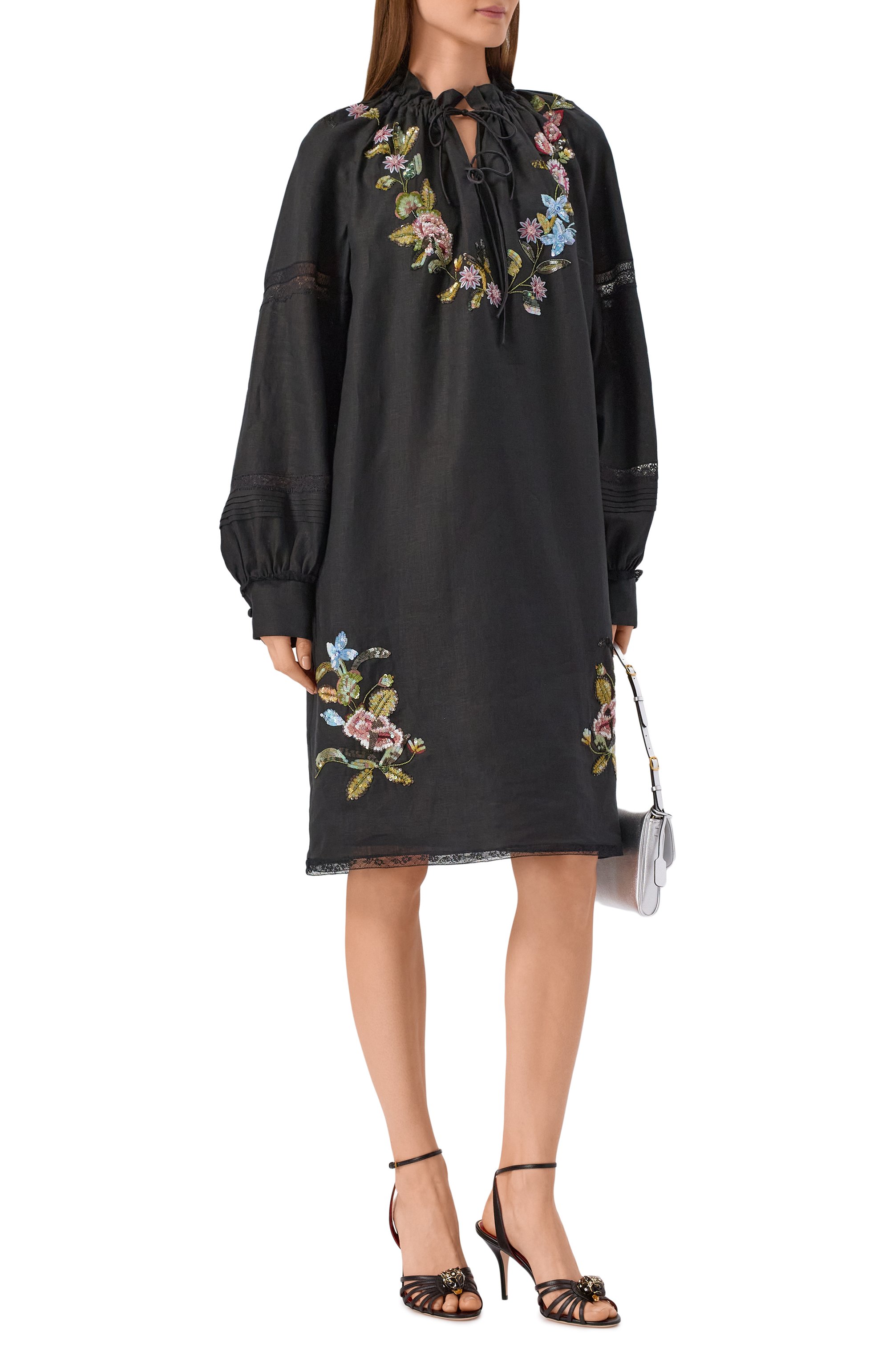 Льняное платье VALENTINO, арт. 8B3VAHH0/9M4, фото 2