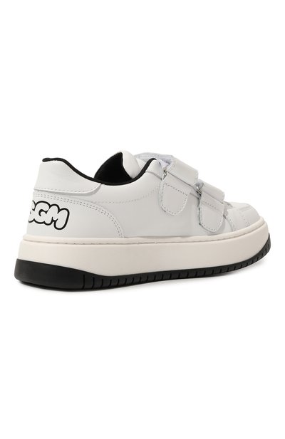 Кожаные кеды MSGM KIDS, арт. 79848/VAR1/36-40, фото 3