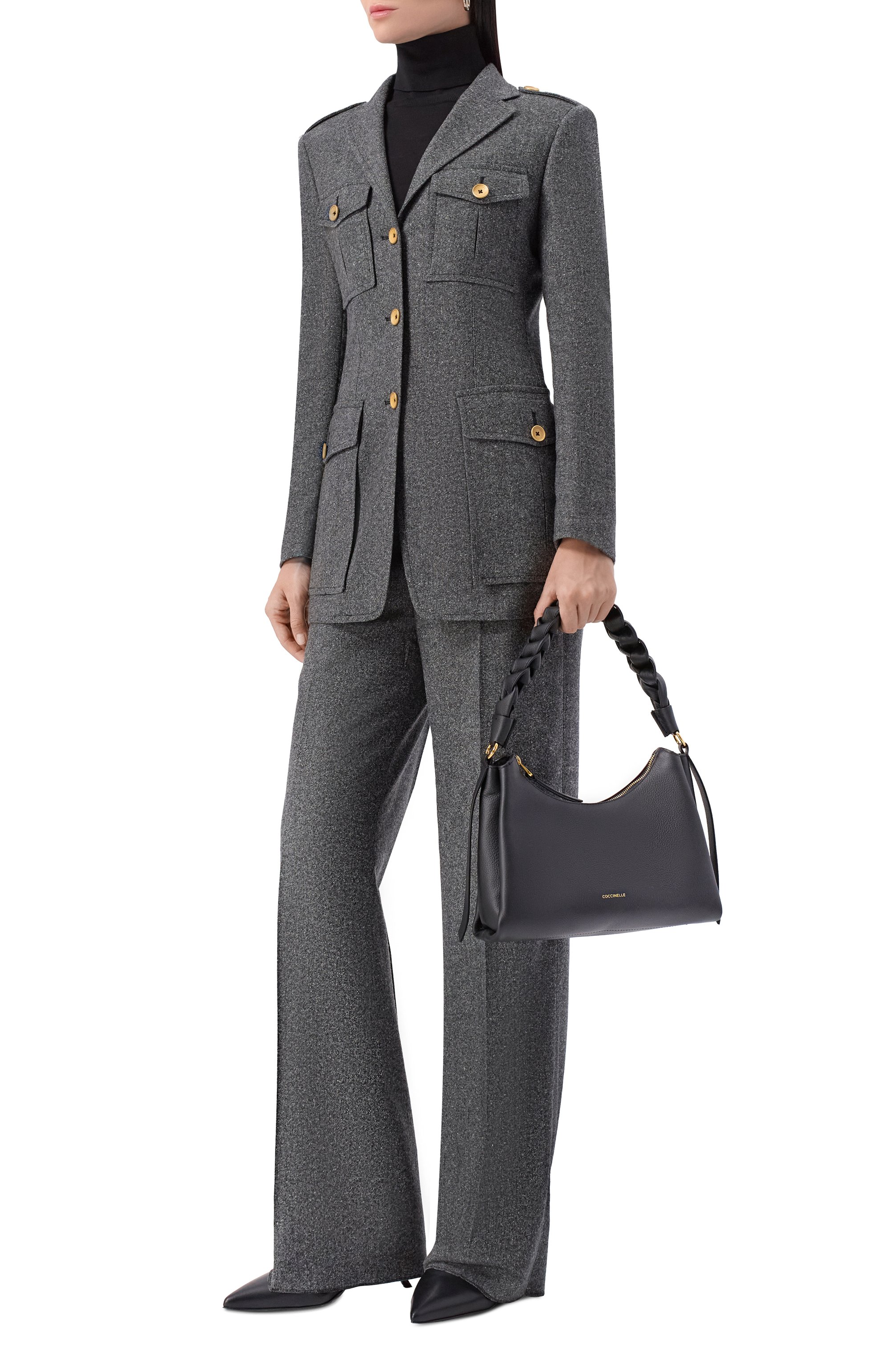 Сумка boheme small COCCINELLE черного цвета по цене 41500 руб., арт. E1M50130301, фото 7 Сумка boheme small COCCINELLE, арт. E1M50130301, фото 7