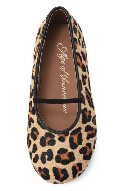 Кожаные балетки daphne AGE OF INNOCENCE, арт. 000483/DAPHNE ANIMAL PRINT/27, фото 4