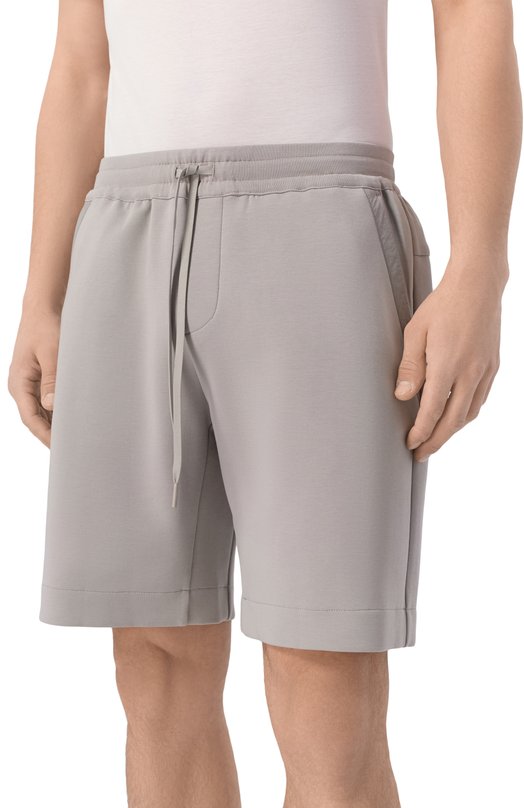 Хлопковые шорты Duno SHIL0/THIENE Серый  SHIL0/THIENE Фото 3