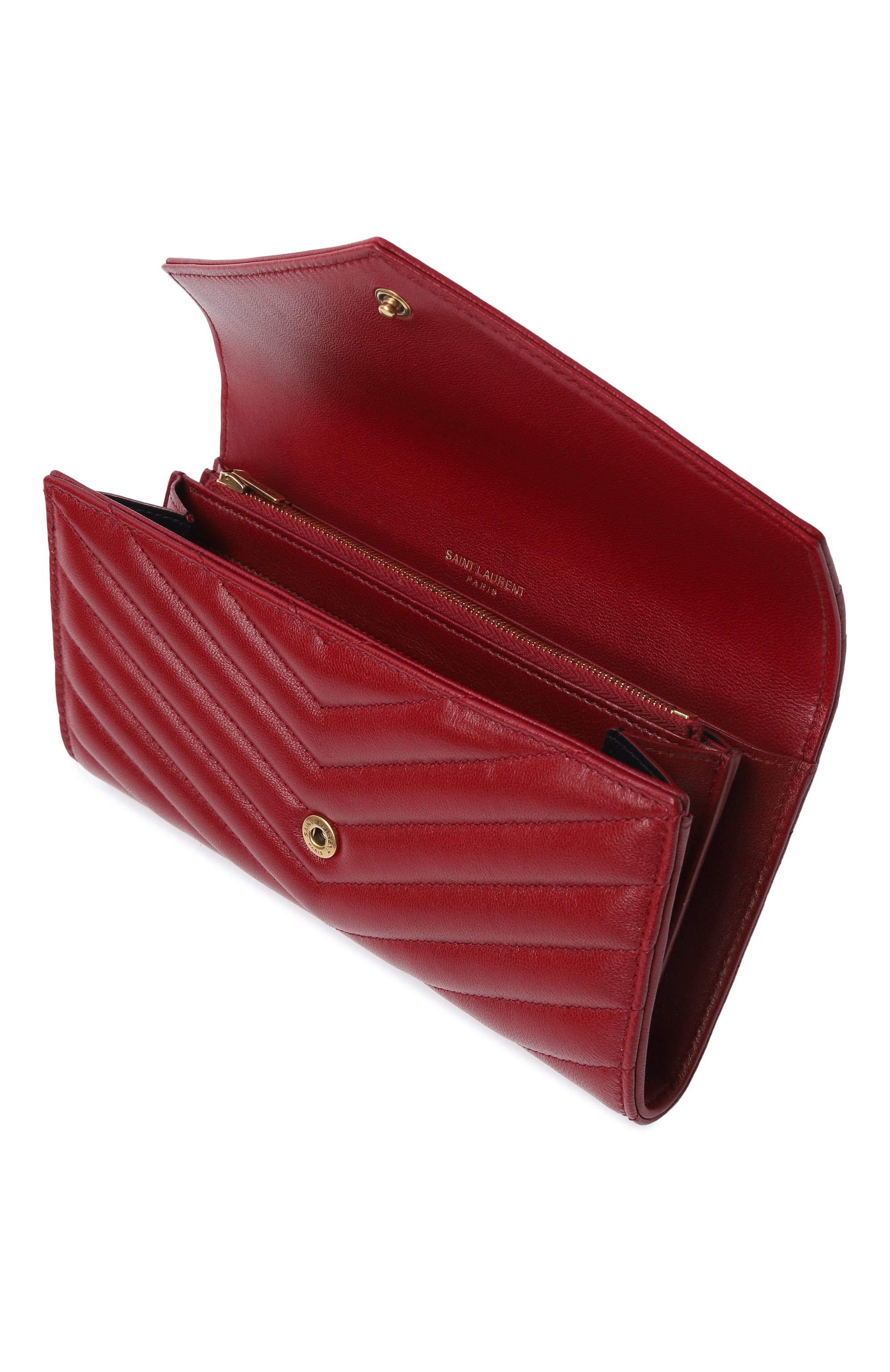 Кожаный кошелек cassandre SAINT LAURENT, арт. 863729/AAEAX, фото 3