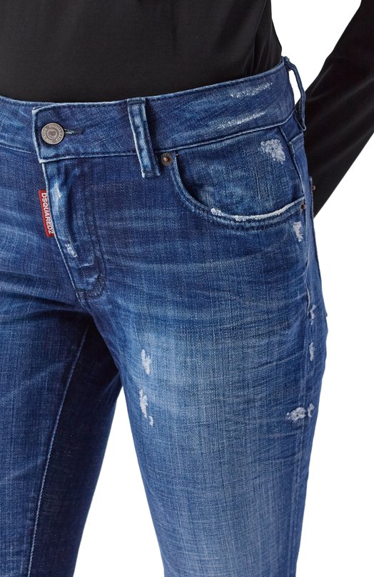 Джинсы Medium Waist Flare Dsquared2 S75LB1077/D30010 Синий  S75LB1077/D30010 Фото 5