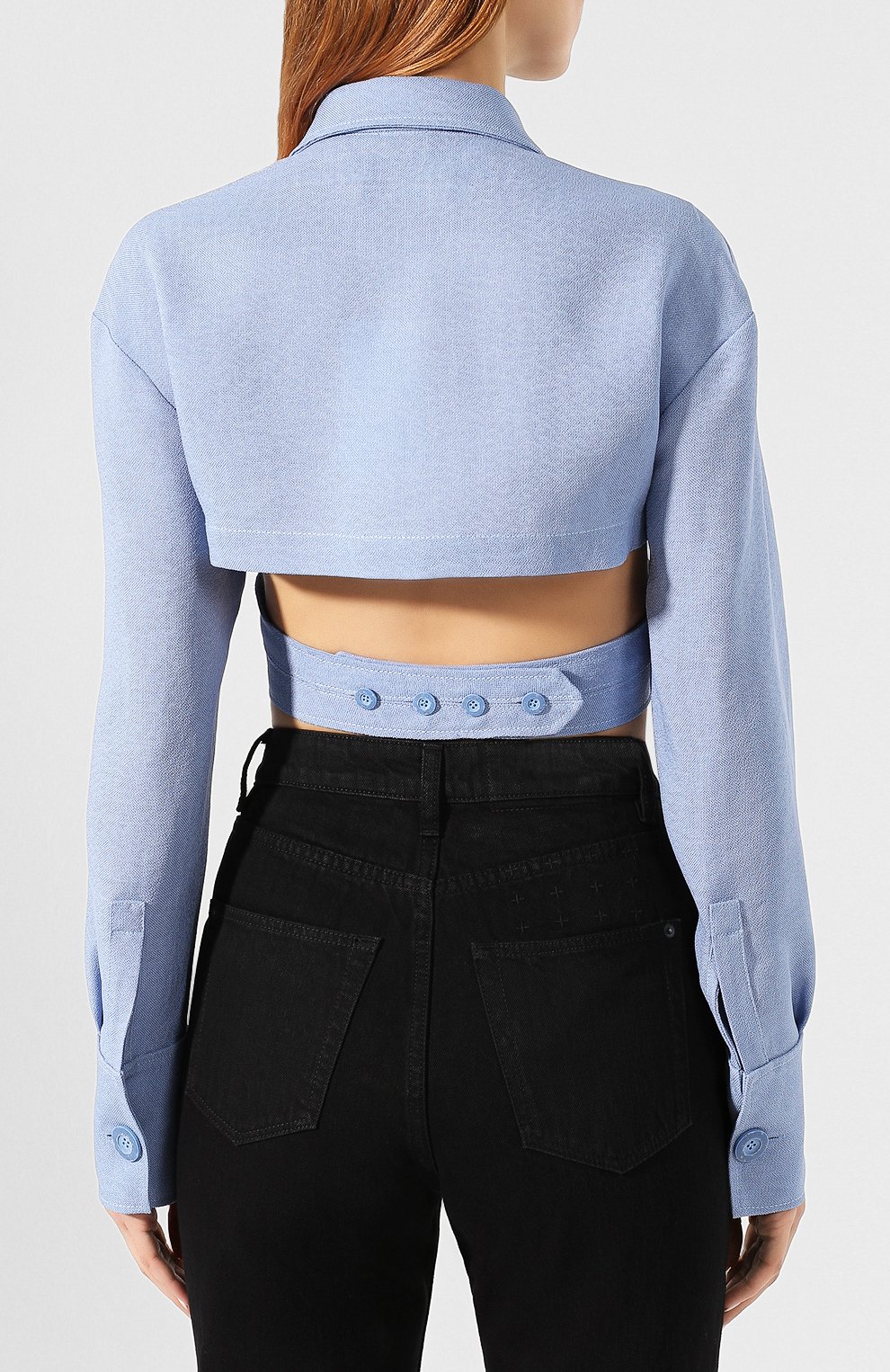 Шелковый топ JACQUEMUS, арт. 193T002/15330, фото 4