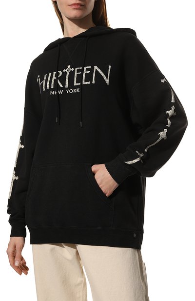 Хлопковое худи R13, арт. R13WK005-K083C, фото 3