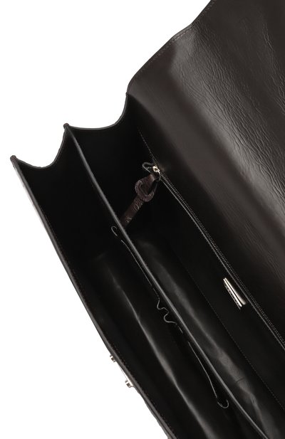 Портфель из кожи аллигатора KITON, арт. UBA0072N0073001000, фото 5